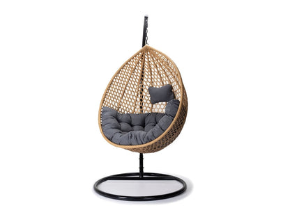 Silla Mecedora LP. Cesta Colgante. Muebles de Jardin y Terraza, Natural SALDOSYSTOCKS