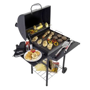 Barbacoa a carbón 130x88x73 cm american gourment by char-broil